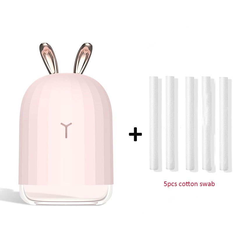 Ultrasonic Air Humidifier / Diffuser with Antlers / Ears