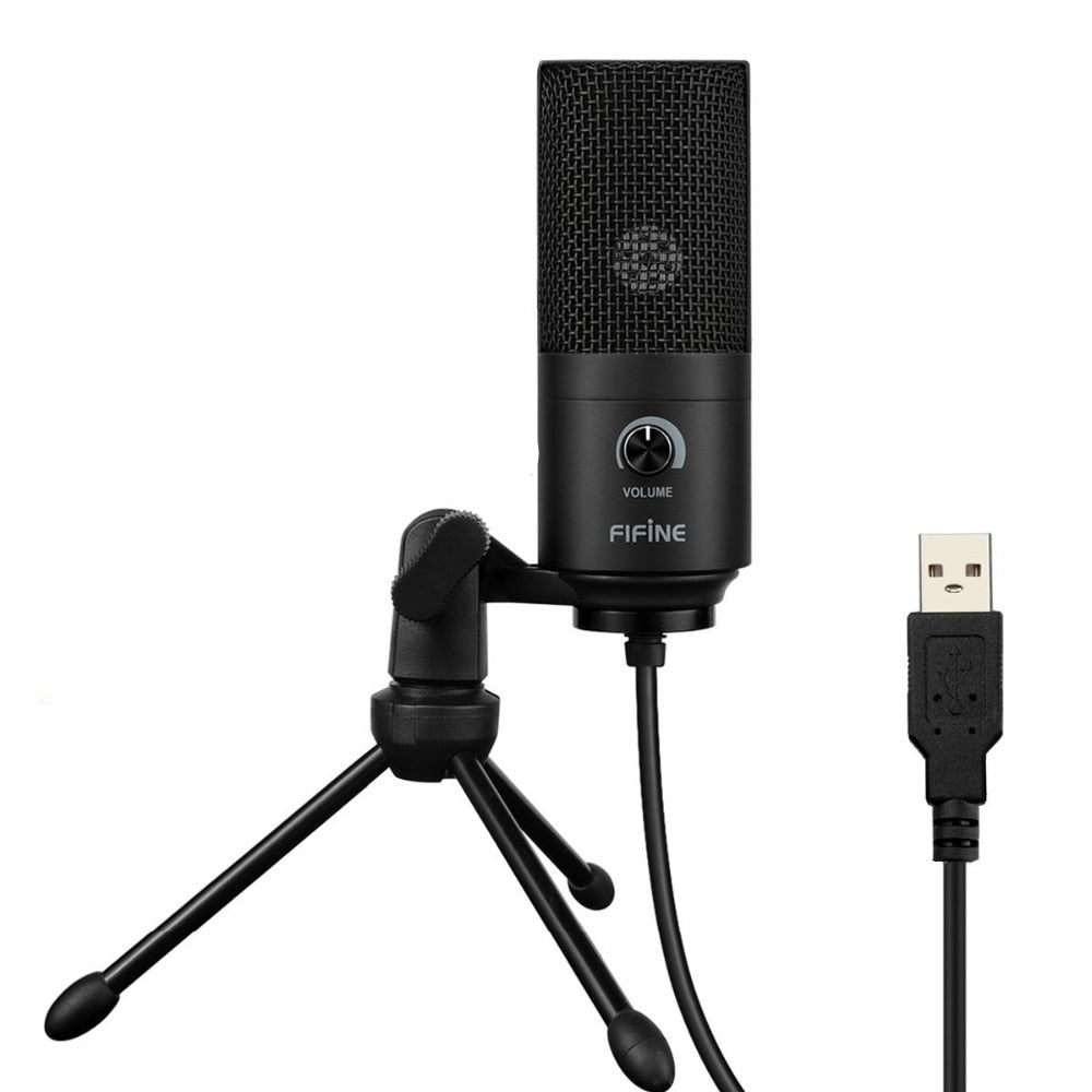 Metal USB Microphone with Tripod