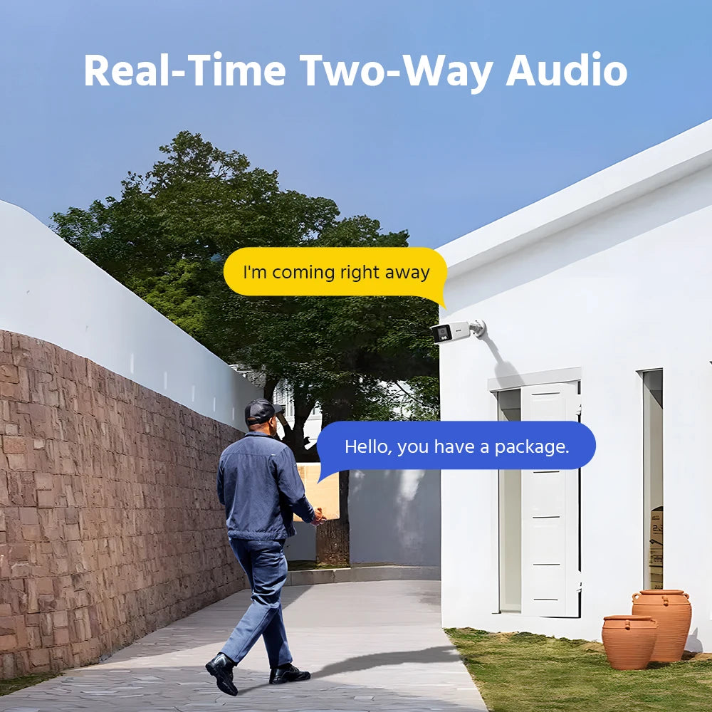 ANNKE 4K 8MP POE Surveillance Camera Dual Lens 180° outdoor poe camera Color Night Vision CCTV Video Security Camera