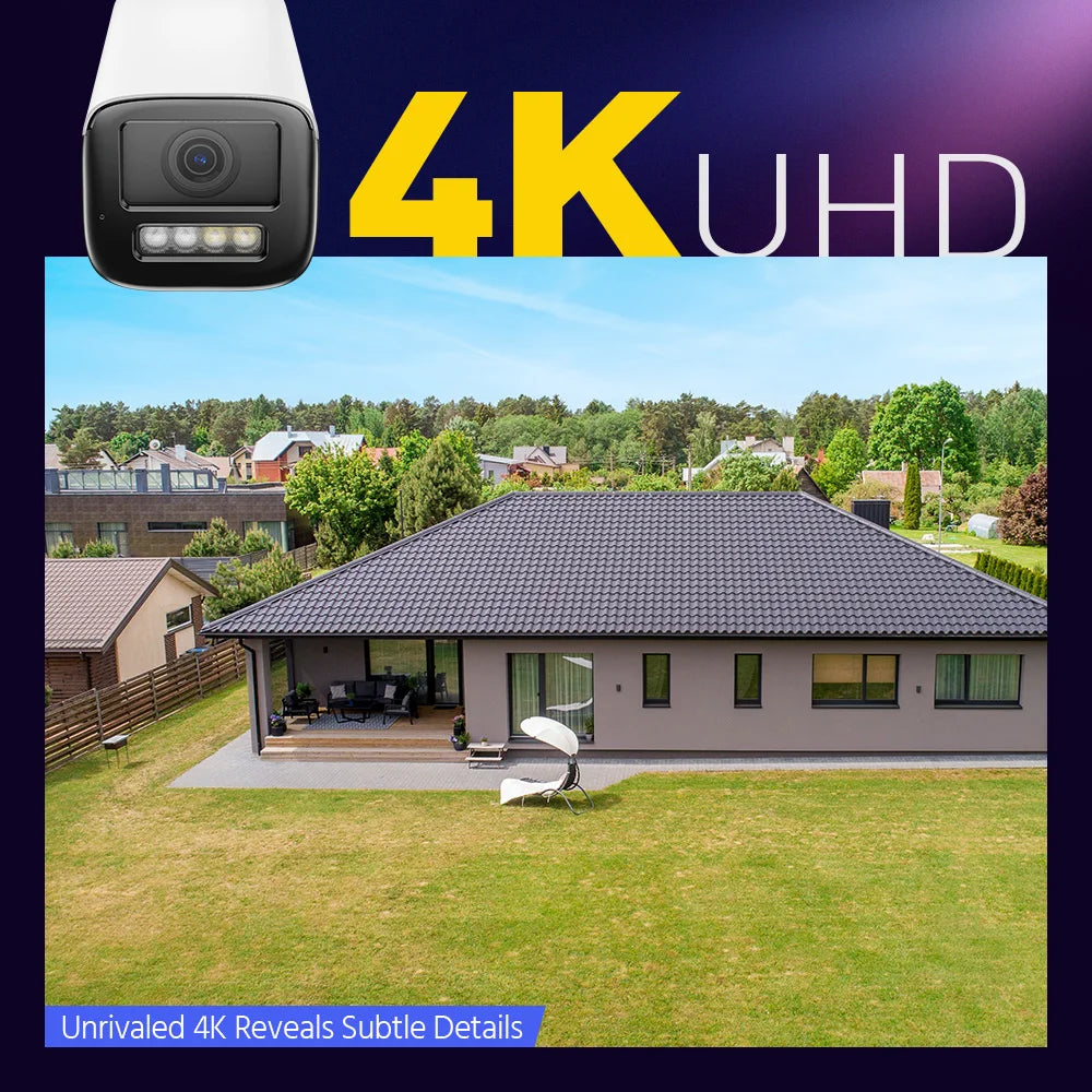 ANNKE 4K 4X ZOOM Smart Dual Light Varifocal Network Camera IP Camera IP67 Human Vehicle Detection 8MP Smart Home Cam