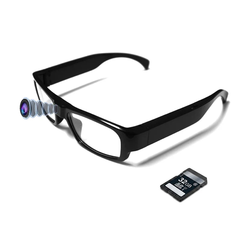 Wearable 1080P HD Video Recording Sunglasses with DVR, Portable Mini Camcorder for Outdoor Sports, Driving & Surveillance