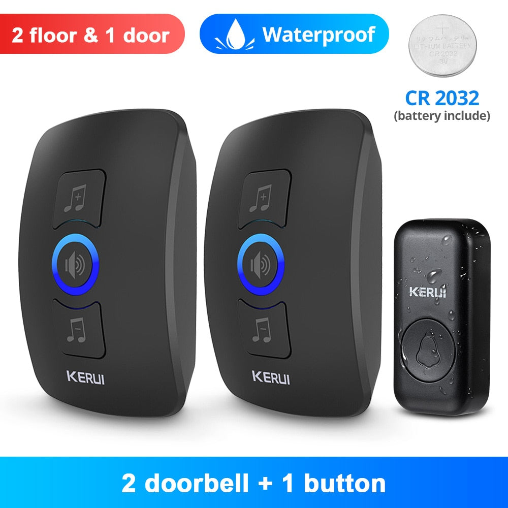 Songs Optional Waterproof Wireless Smart Doorbell