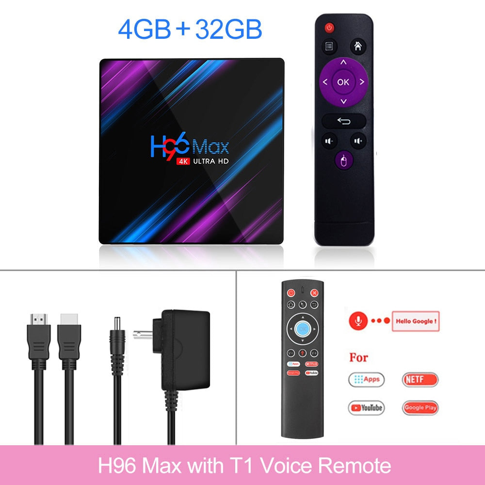 Purple Rain Design Smart Android TV Box