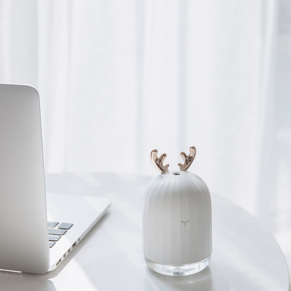 Ultrasonic Air Humidifier / Diffuser with Antlers / Ears