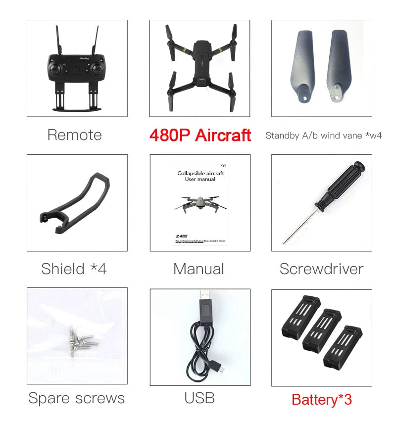 Foldable Design RC Quadcopter with Camera